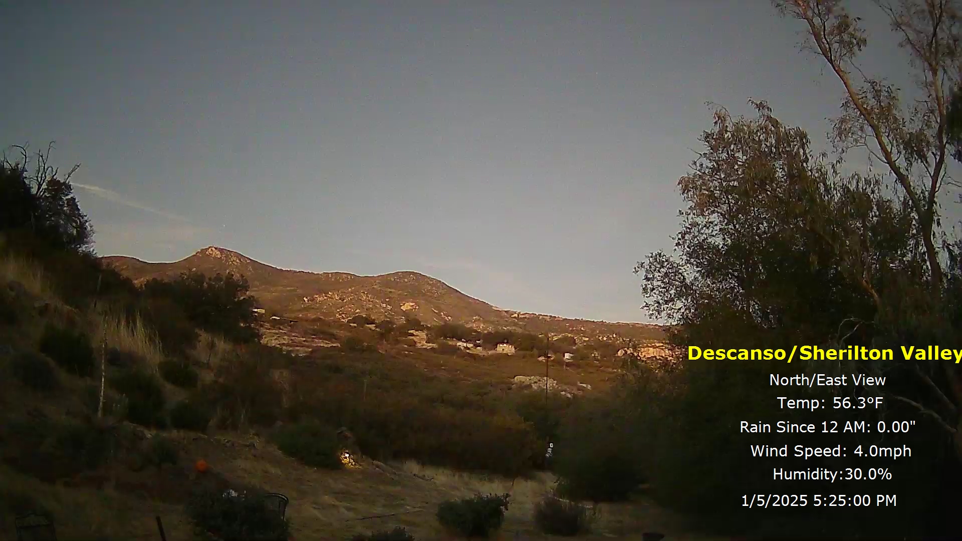 Mount Cuyamaca, California webcam
